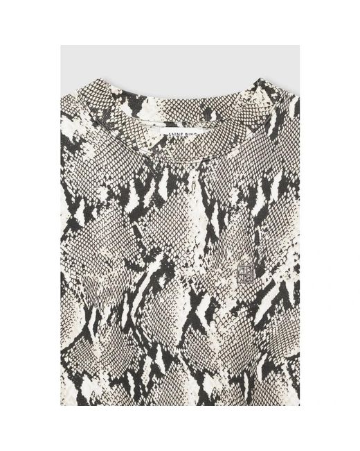 Anine Bing Gray T-Shirts