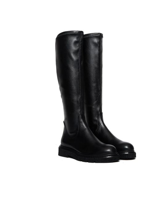 Guglielmo Rotta Black High Boots
