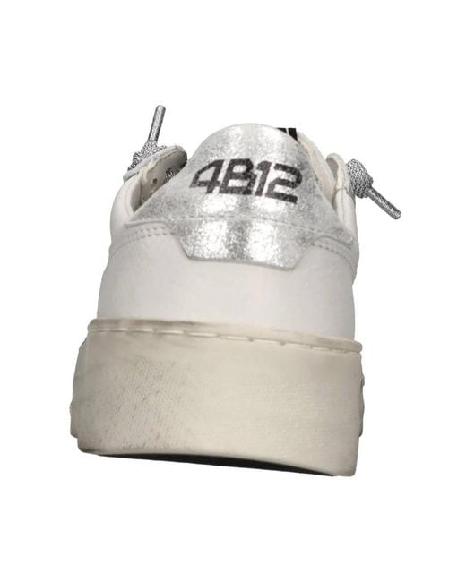 4b12 White Sneakers