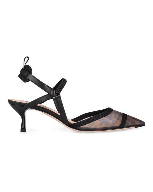 Fendi Schoenen ,Veelkleurig ,Colibrì Lite Pointy-Toe Slingback in het Black