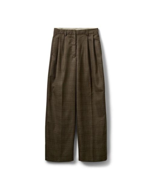 Sofie Schnoor Green Wide Trousers
