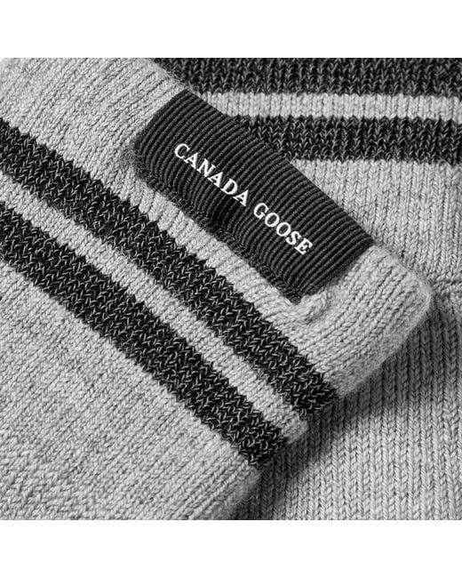 Canada Goose Barrièrehandschoen Sjaal Voor Koud Weer in het Gray
