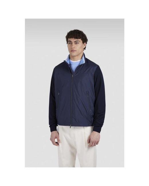 Paul & Shark Blue Light Jackets for men