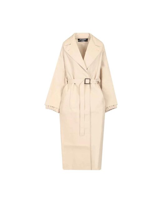 Jacquemus Natural Belted Coats
