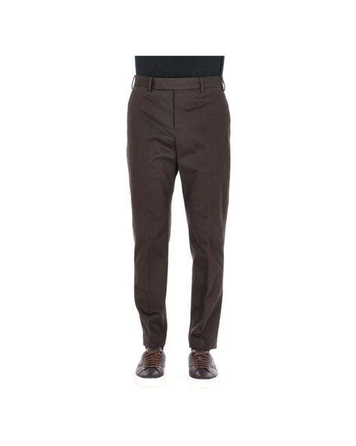 PT Torino Gray Suit Trousers for men