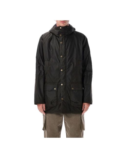 Barbour Black Winter Jackets for men