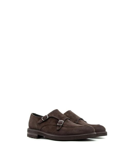JEROLD WILTON Double Monk Strap in Brown für Herren