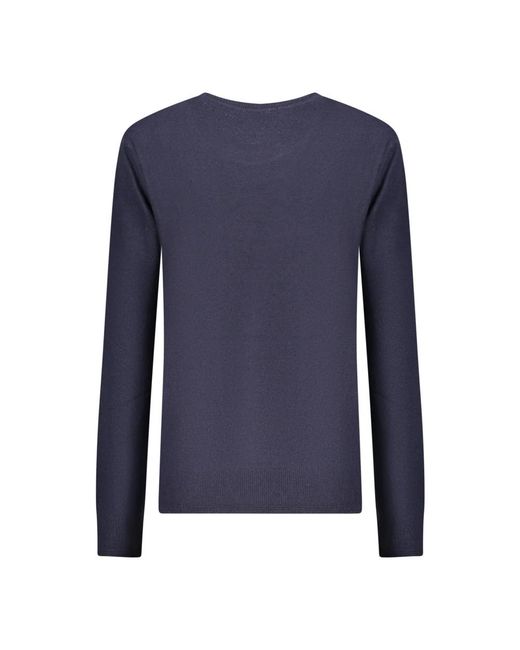 North Sails Blue Round-Neck Knitwear for men