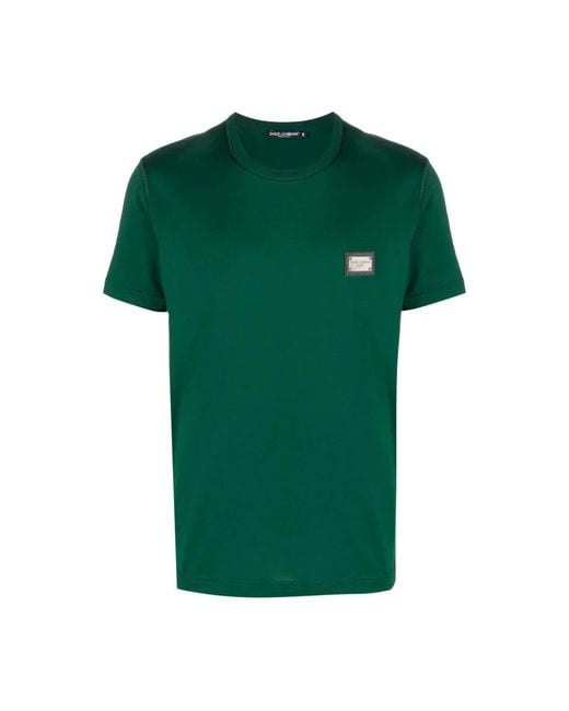 Dolce & Gabbana Green T-Shirts for men