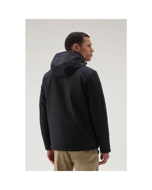 Woolrich Black Winter Jackets for men