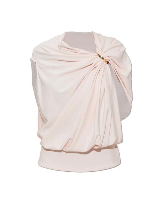 Sportmax Lacuna Top in het White
