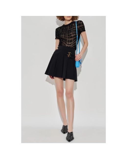 Versace Jeans Couture Black Short Skirts