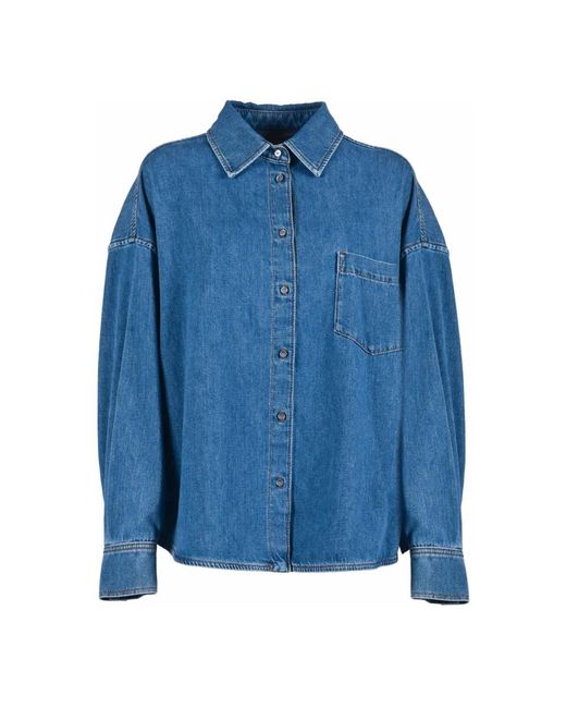 Weekend by Maxmara Blue Shirts