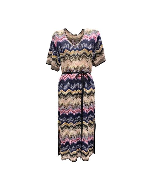 Ouí Multicolor Midi Dresses