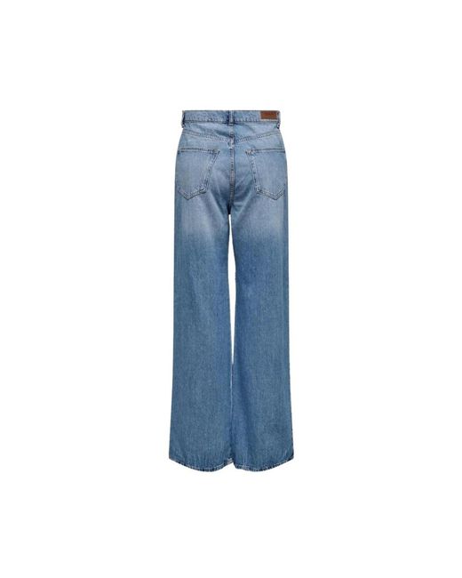 ONLY Blue Wide Jeans