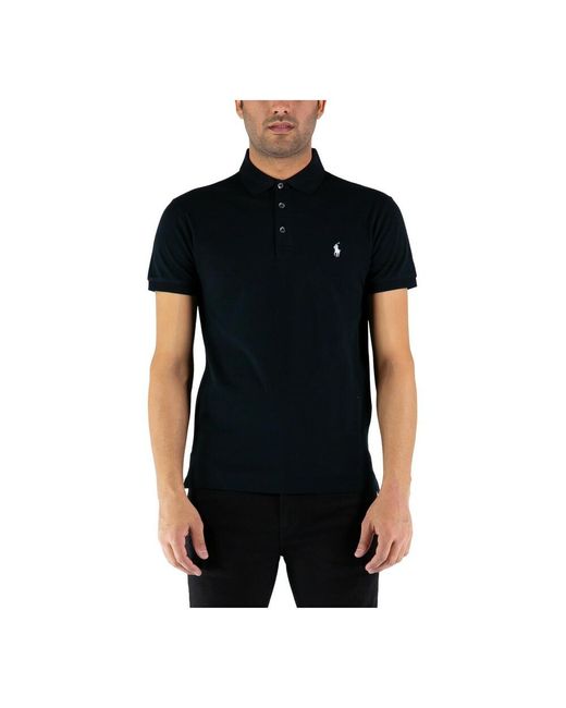 Polo Ralph Lauren Short-sleeved Polo Shirt in Schwarz für Herren | Lyst DE
