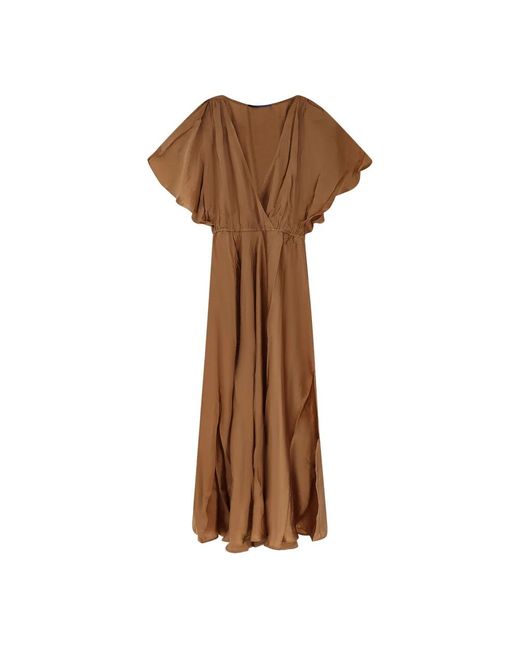 Mes Demoiselles Brown Midi Dresses