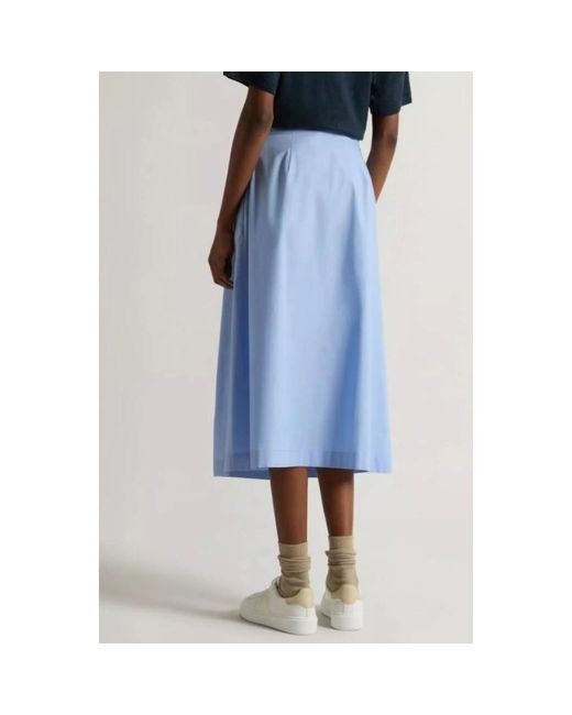 Midi Skirts di Woolrich in Blue