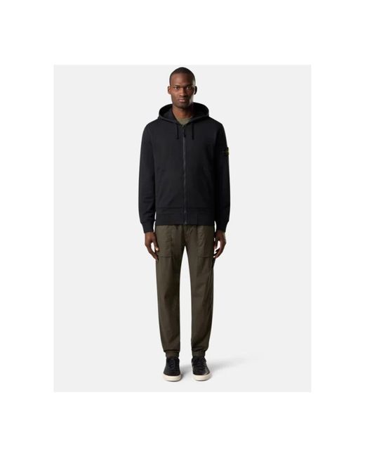 Zip-Throughs Stone Island de hombre de color Black