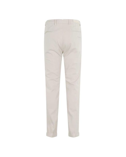 BRIGLIA Gray Chinos for men