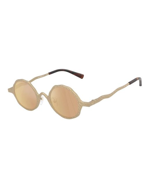 Emporio Armani Zonnebril Ea2166 Stijl 30027J in het Metallic voor heren