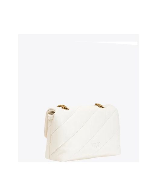 Pinko White Shoulder Bags