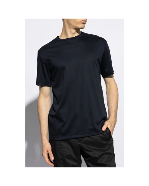 Tops > t-shirts Giorgio Armani pour homme en coloris Black