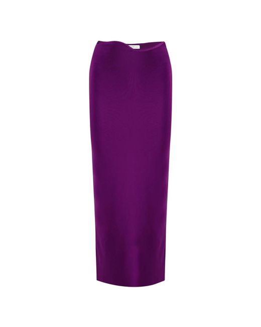 Christopher Esber Purple Maxi Skirts