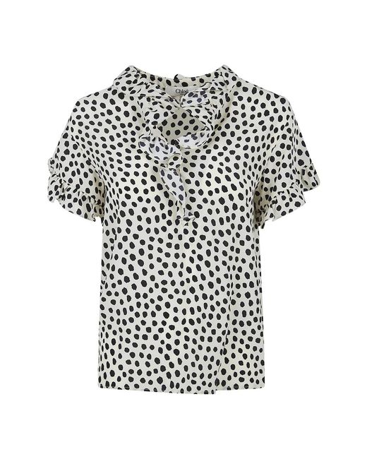 Blouses Chloé en coloris Black