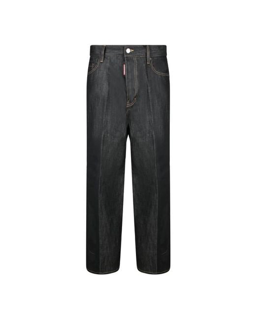 Straight Jeans DSquared² de hombre de color Gray