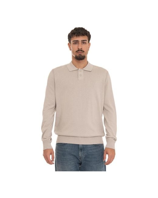 Boss Natural Round-Neck Knitwear for men