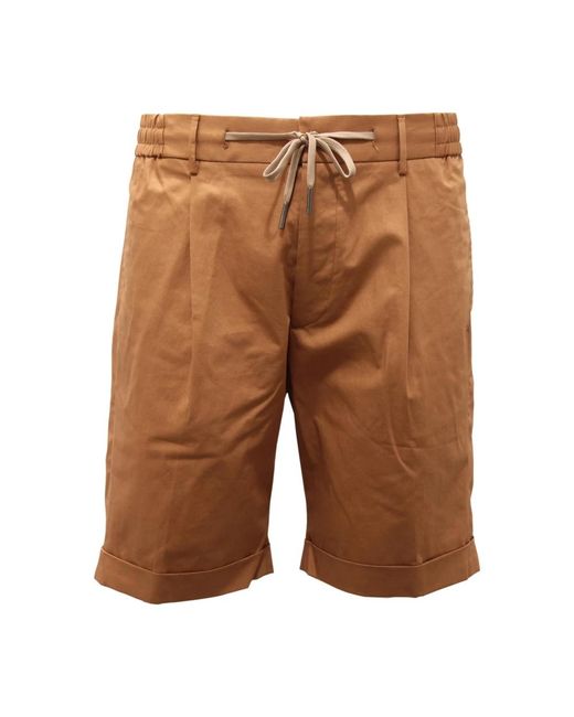 Tagliatore Brown Casual Shorts for men