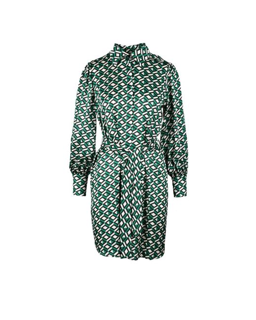 Think! Green Shirt Dresses