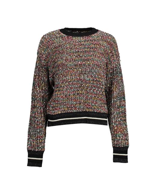 Desigual Knitwear > Round-neck Knitwear in het Brown