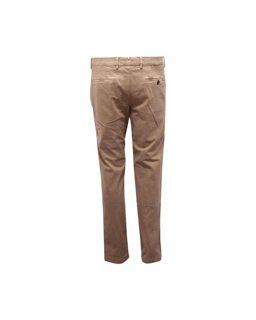 BERWICK 1707 Brown Chinos for men