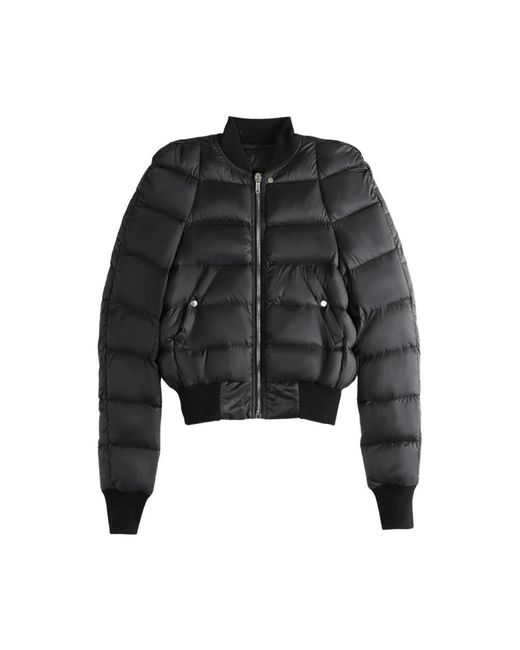 Rick Owens Black Down Jackets