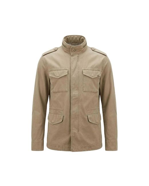 40weft Field Jacket Con Molature in het Green voor heren