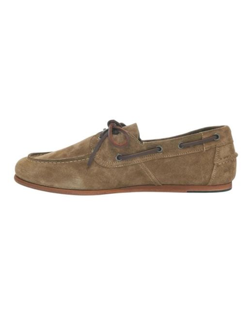 Sebago Brown Boat Shoes for men
