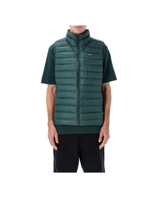 Patagonia Green Vests for men
