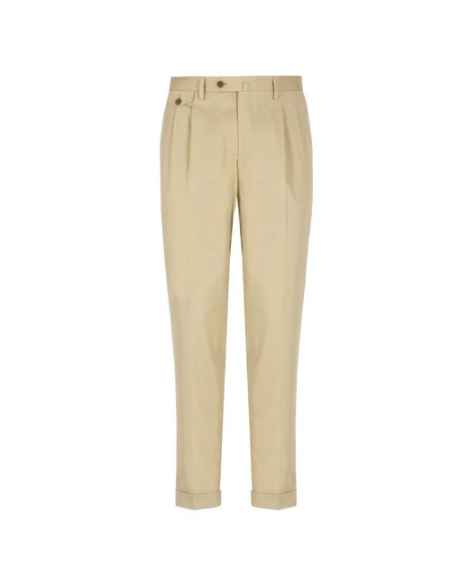 BRIGLIA Natural Slim-Fit Trousers for men