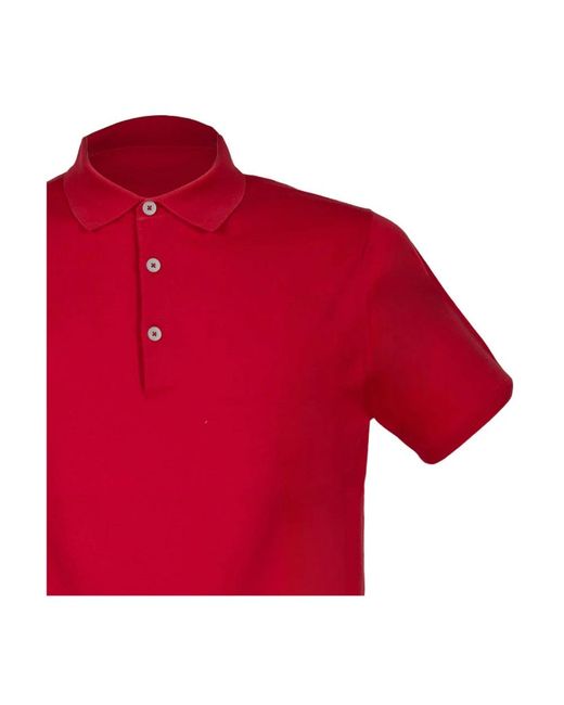 People Of Shibuya Red Polo Shirts for men
