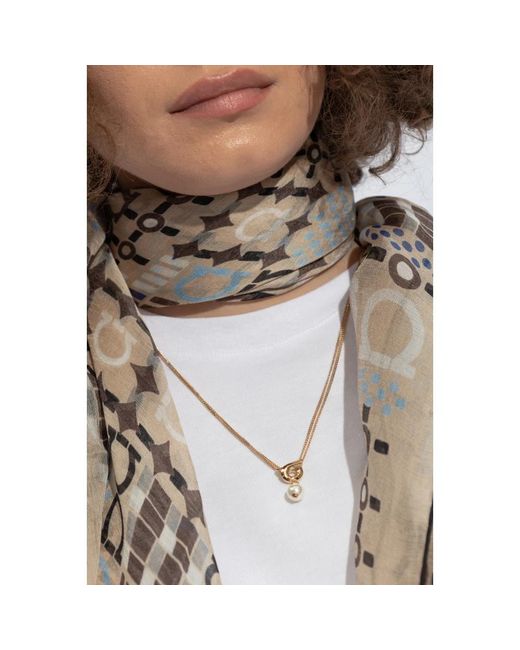 Ferragamo Metallic Necklaces