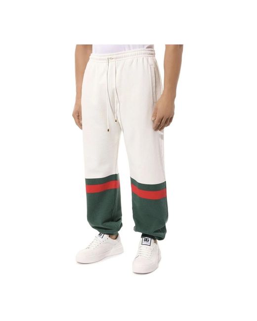 Gucci White Sweatpants for men