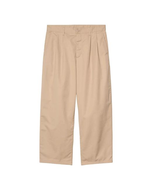Carhartt Natural Straight Trousers for men
