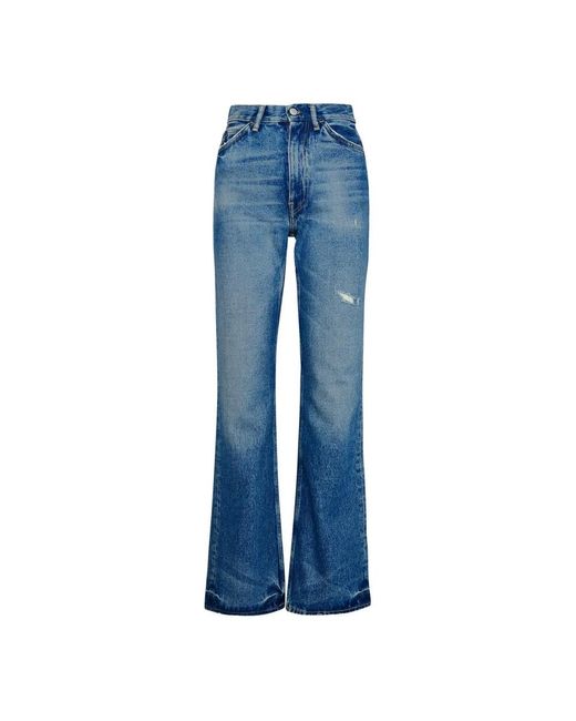 Acne Blue Boot-Cut Jeans