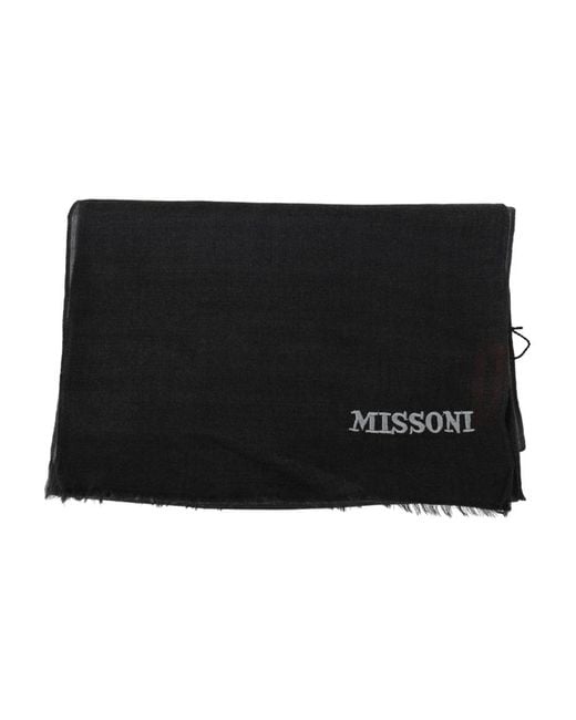 Winter Scarves di Missoni in Black da Uomo