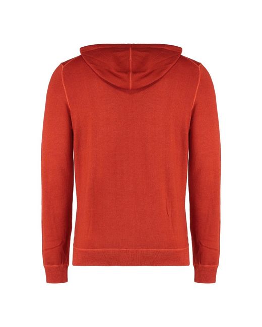 Moorer Red Hoodies for men