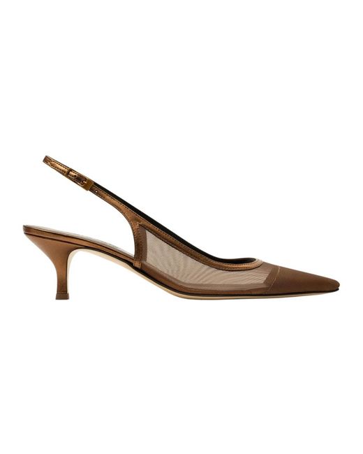 Parallèle Alfi Slingback in het Brown