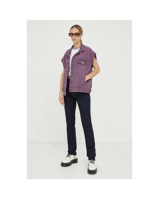 Levi's Slim Rechte Jeans in het Blue