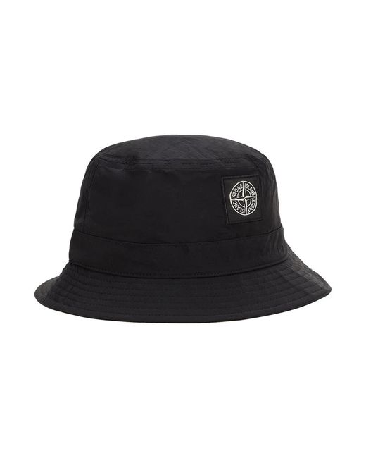 Stone Island Black Hats for men